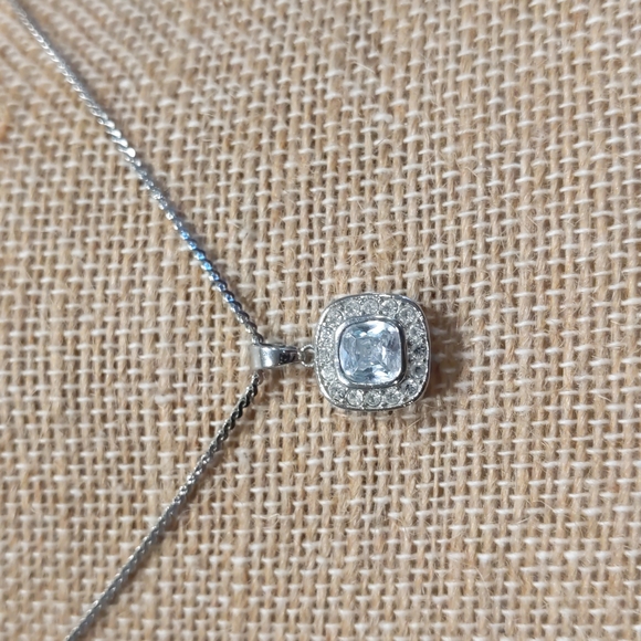 4 for $50 Silver Necklace With Pendant Signed Napier Fashion Jewelry - Picture 2 of 4